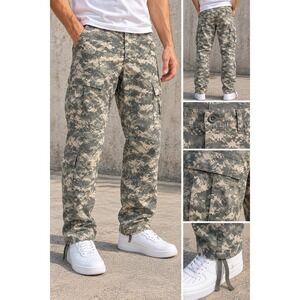 ACU Digital Camo Cargo Pants Mens 32x31 Military Tactical Combat Trousers